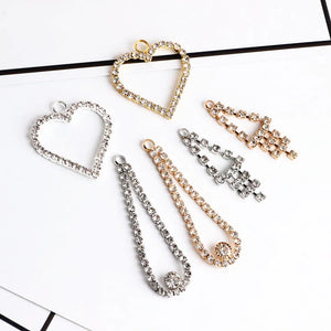 Diy jewelry earring pendants 30pcs/lot heart/Water droplets charms