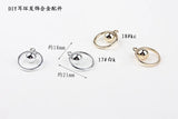 50pcs Alloy Round/Long Imitate Pearl Metal Floating Locket Charms