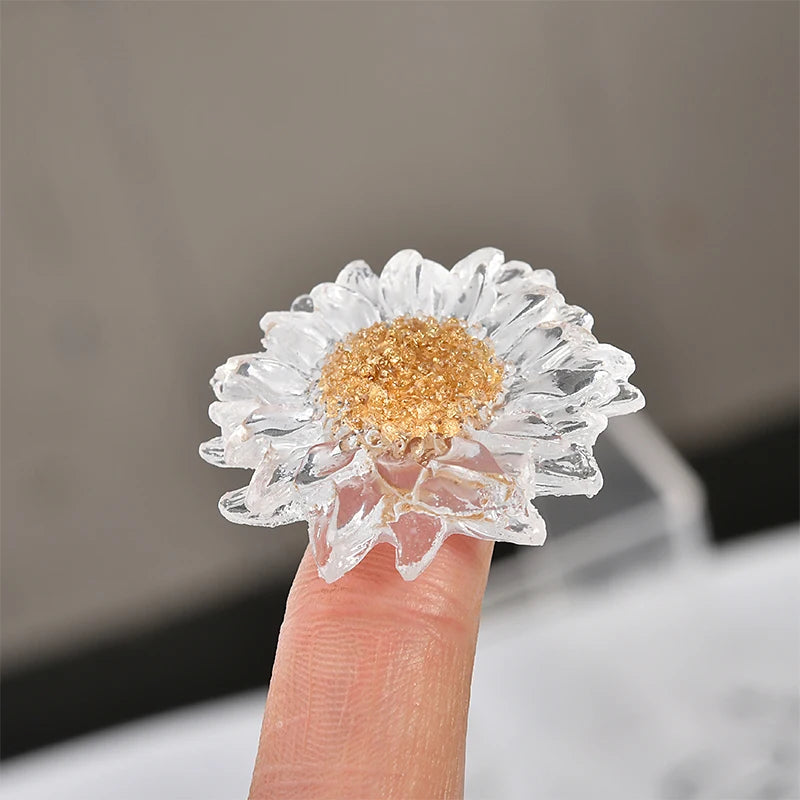 Resin Flower Charms 20pcs/lot DIY Jewelry Earrings/Pendant Accessories