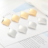 30pcs Geometric Copper Charms for DIY Earrings/Necklace Pendants