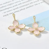30pcs Flowers Shape Alloy Charms for DIY Earrings/Necklace Pendants