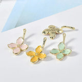 30pcs Flowers Shape Alloy Charms for DIY Earrings/Necklace Pendants