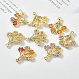 30pcs/lot Tree Shape Alloy Charms for DIY Jewelry Earrings/Necklace Pendants