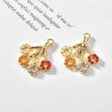 30pcs/lot Tree Shape Alloy Charms for DIY Jewelry Earrings/Necklace Pendants