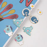 40pcs/lot Animal Drop Oil Charms for DIY Jewelry Earrings/Necklace Pendants