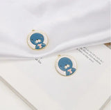 40pcs/lot Animal Drop Oil Charms for DIY Jewelry Earrings/Necklace Pendants