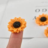 Resin Petal Beads Flowers Charms 40pcs/lot DIY Jewelry