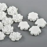 Resin Petal Beads Flowers Charms 40pcs/lot DIY Jewelry