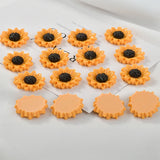 Resin Petal Beads Flowers Charms 40pcs/lot DIY Jewelry