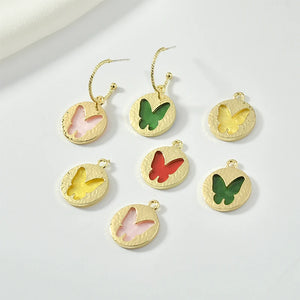 40pcs Geometric Alloy Charms for DIY Earrings/Necklace Pendants