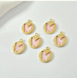 40pcs Geometric Alloy Charms for DIY Earrings/Necklace Pendants