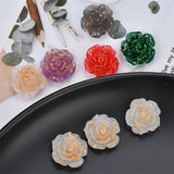 Resin Flower Beads Charms 50pcs/Lot DIY Jewelry Earrings Necklace Pendants