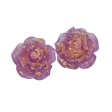Resin Flower Beads Charms 50pcs/Lot DIY Jewelry Earrings Necklace Pendants