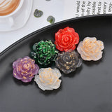 Resin Flower Beads Charms 50pcs/Lot DIY Jewelry Earrings Necklace Pendants