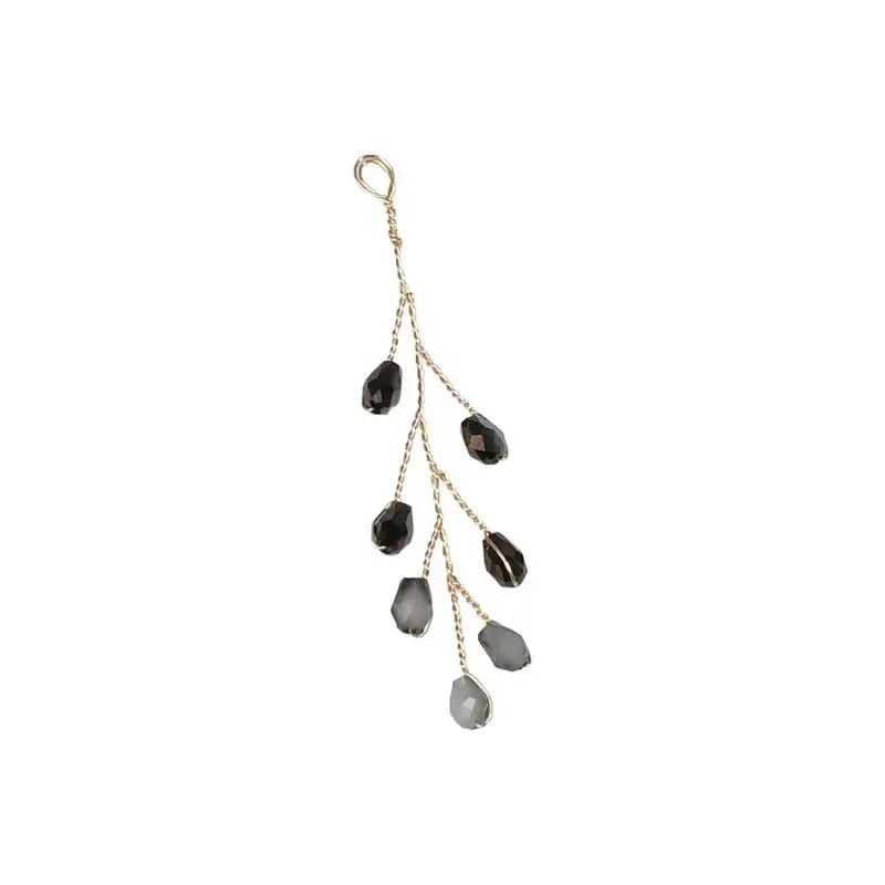 Crystal Copper Branch Charms DIY Jewelry Earrings Pendants Accessory 15pcs/lot