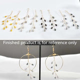 Crystal Copper Branch Charms DIY Jewelry Earrings Pendants Accessory 15pcs/lot