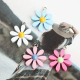30pcs Resin Flowers Charms for DIY Earrings/Necklaces