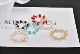 Crystal Beads Decoration Copper Charms for Earrings Pendants