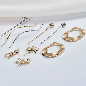 30pcs/lot Bowknot Alloy Floating Locket Charms Earrings/Necklace Pendants