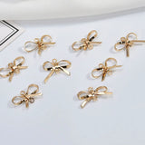 30pcs/lot Bowknot Alloy Floating Locket Charms Earrings/Necklace Pendants