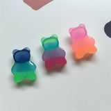 30pcs/lot Cartoon Bear Shape Flatback Beads for Earring/Garment Accessory