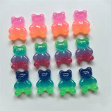 30pcs/lot Cartoon Bear Shape Flatback Beads for Earring/Garment Accessory