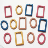 Printed Cartoon Resin Beads for Jewelry Making - 30pcs/lot