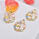 30pcs Girls/Hearts/Rabbits Alloy Locket Pendants Charms