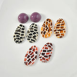 40pcs Geometry Water Drop Acrylic Beads for Earring Accessory