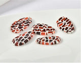 40pcs Geometry Water Drop Acrylic Beads for Earring Accessory