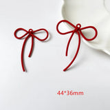 40pcs Spray Paint Cartoon Bowknot Charms for Jewelry Making