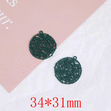 Geometry Rounds Alloy Charms for Earring Accessory