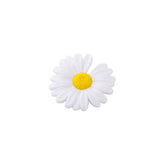 50pcs 35mm Daisy/Sunflowers Resin Flowers without Holes for Garment Accessory