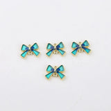 50pcs Cartoon Bow Floating Locket Pendants Charms