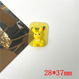 50pcs Animals Cartoon Rabbits Acrylic Beads for Earrings/Garments