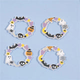 50pcs/lot Cute Cartoon Cats/Rounds Acrylic Beads for DIY Earrings/Garment