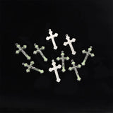 10Pcs/Lot Crucifix Cross Pendant Charms for DIY Rosary Necklace
