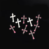 10Pcs/Lot Crucifix Cross Pendant Charms for DIY Rosary Necklace