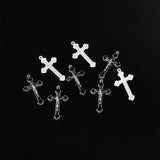 10Pcs/Lot Crucifix Cross Pendant Charms for DIY Rosary Necklace