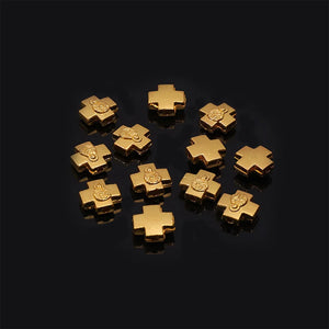 20Pcs Christian Cross Beads for DIY Rosary Bracelet Necklace