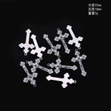 20Pcs Catholic Cross Pendant Charms for Necklace Jewelry