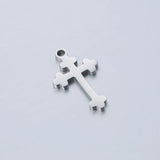 Small Jesus Orthodox Cross Pendant Charms DIY Jewelry