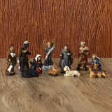 Diyalo Nativity Set Archangel Jesus Crib Manger Statue