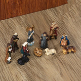 Diyalo Nativity Set Archangel Jesus Crib Manger Statue