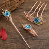 Vintage Chinese Style Rose Hairpin for Women