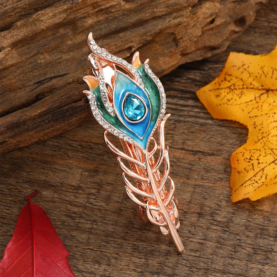 Vintage Chinese Style Rose Hairpin for Women