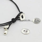 20PCS Jewelry Finding Clasp for 1.5mm Leather Rope DIY Charms Gift C0017