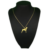 Doberman Dog Charm Pinscher Dog Necklace Pet Loss Gift For Dog Lover