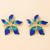 Docona Big Flower Drop Dangle Earring for Women