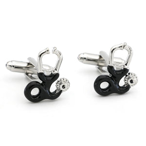 Doctor Stethoscope Cufflinks Copper Cuff Links